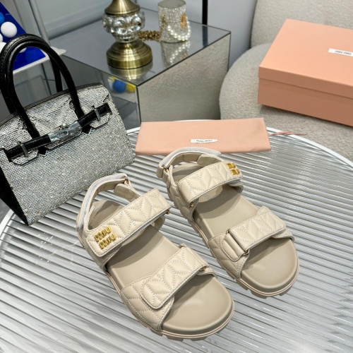 Cheap MIU MIU Sandal For Women #1198143 Replica Wholesale [$88.00 USD] [ITEM#1198143] on Replica MIU MIU Sandal