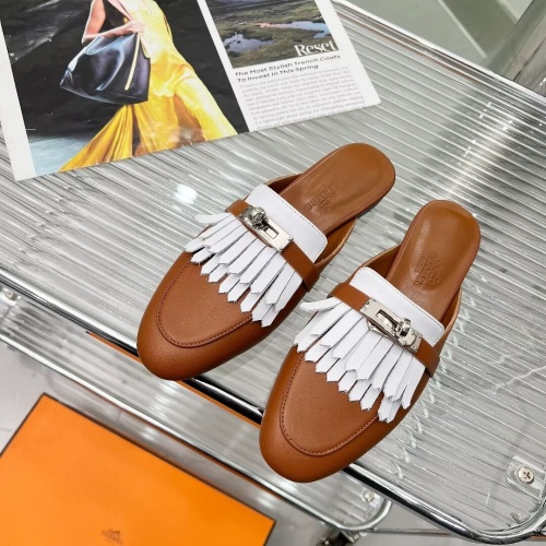 Cheap Hermes Slippers For Women #1198147 Replica Wholesale [$88.00 USD] [ITEM#1198147] on Replica Hermes Slippers