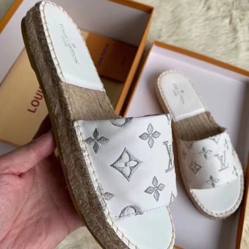 Cheap Louis Vuitton Slippers For Women #1198159 Replica Wholesale [$64.00 USD] [ITEM#1198159] on Replica Louis Vuitton Slippers