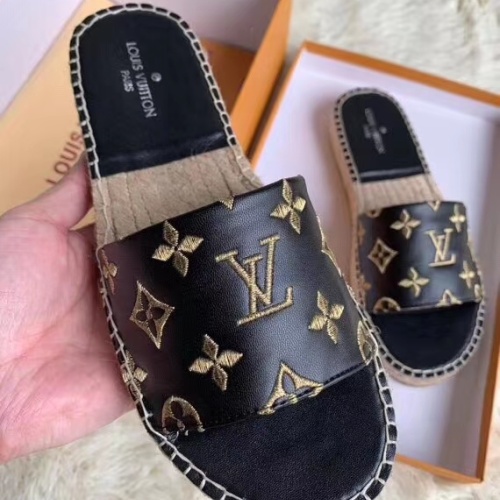 Cheap Louis Vuitton Slippers For Women #1198160 Replica Wholesale [$64.00 USD] [ITEM#1198160] on Replica Louis Vuitton Slippers