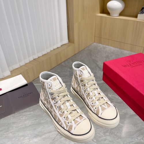 Cheap Valentino High Tops Shoes For Men #1198228 Replica Wholesale [$92.00 USD] [ITEM#1198228] on Replica Valentino High Tops Shoes