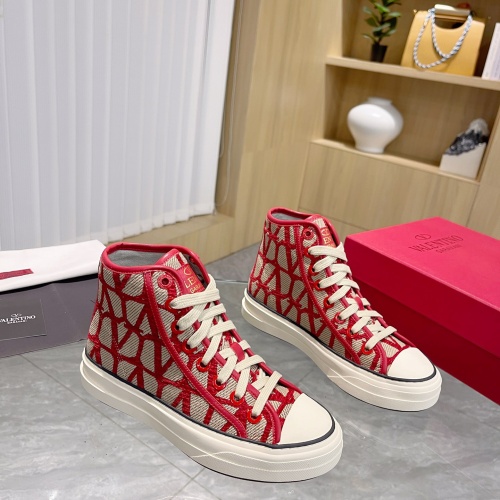 Cheap Valentino High Tops Shoes For Women #1198231 Replica Wholesale [$92.00 USD] [ITEM#1198231] on Replica Valentino High Tops Shoes