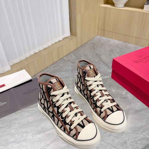 Cheap Valentino High Tops Shoes For Men #1198235 Replica Wholesale [$92.00 USD] [ITEM#1198235] on Replica Valentino High Tops Shoes