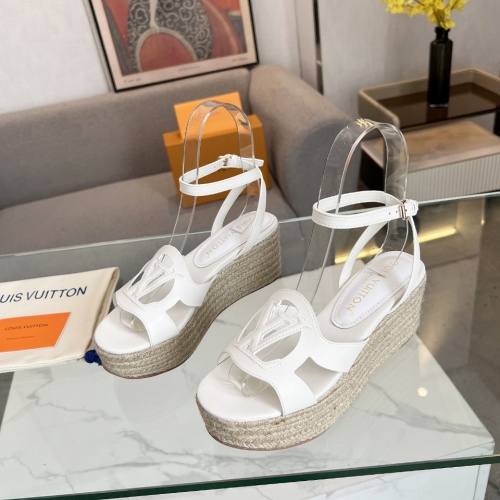 Cheap Louis Vuitton Sandal For Women #1198267 Replica Wholesale [$96.00 USD] [ITEM#1198267] on Replica Louis Vuitton Sandal