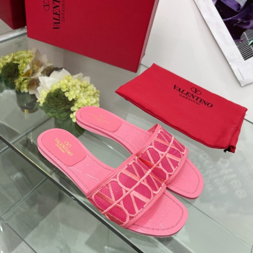 Cheap Valentino Slippers For Women #1198327 Replica Wholesale [$82.00 USD] [ITEM#1198327] on Replica Valentino Slippers