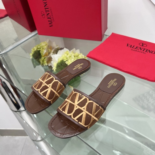 Cheap Valentino Slippers For Women #1198329 Replica Wholesale [$82.00 USD] [ITEM#1198329] on Replica Valentino Slippers