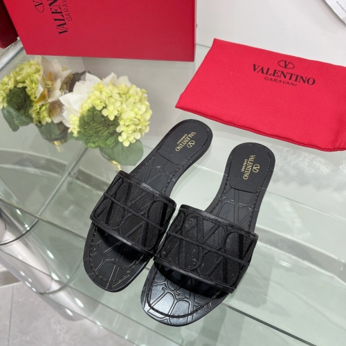 Cheap Valentino Slippers For Women #1198331 Replica Wholesale [$82.00 USD] [ITEM#1198331] on Replica Valentino Slippers