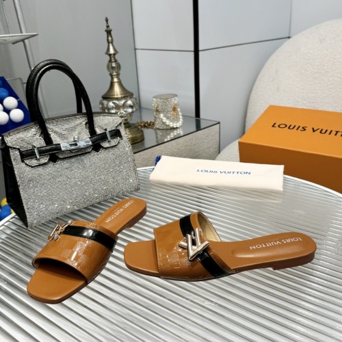 Cheap Louis Vuitton Slippers For Women #1198366 Replica Wholesale [$80.00 USD] [ITEM#1198366] on Replica Louis Vuitton Slippers