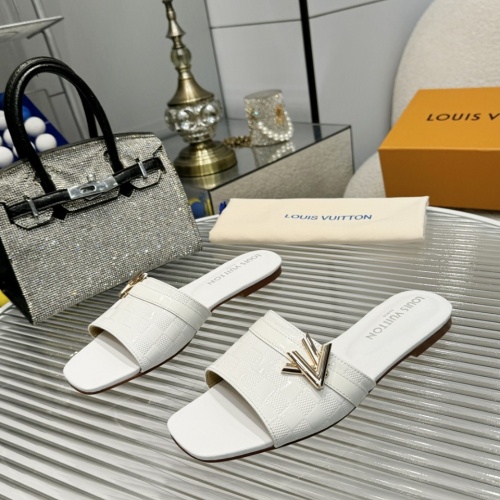 Cheap Louis Vuitton Slippers For Women #1198368 Replica Wholesale [$80.00 USD] [ITEM#1198368] on Replica Louis Vuitton Slippers