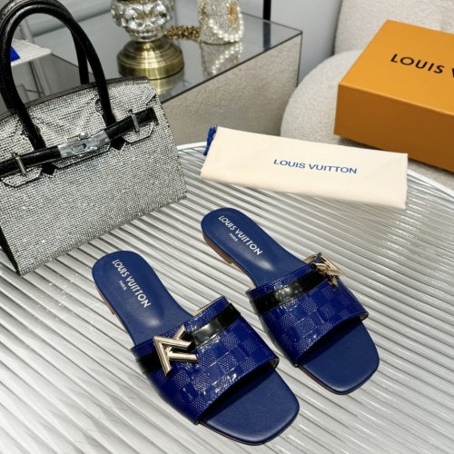 Cheap Louis Vuitton Slippers For Women #1198371 Replica Wholesale [$80.00 USD] [ITEM#1198371] on Replica Louis Vuitton Slippers