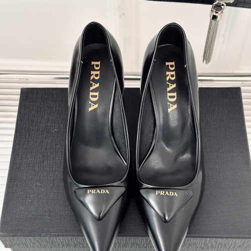 Cheap Prada High-heeled Shoes For Women #1198432 Replica Wholesale [$112.00 USD] [ITEM#1198432] on Replica Prada High-heeled Shoes