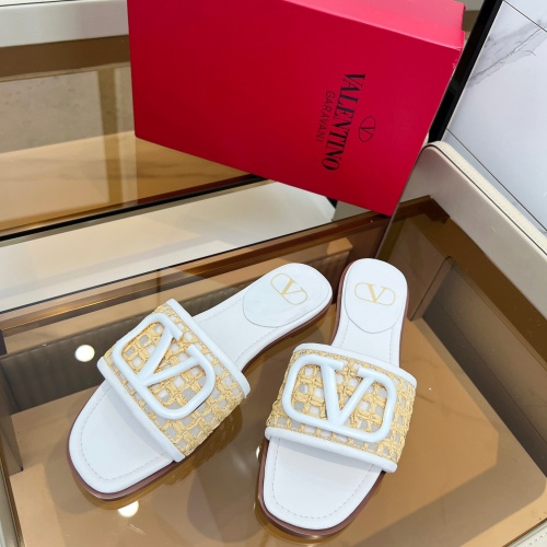 Cheap Valentino Slippers For Women #1198485 Replica Wholesale [$85.00 USD] [ITEM#1198485] on Replica Valentino Slippers