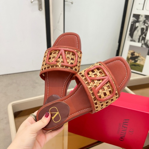 Cheap Valentino Slippers For Women #1198486 Replica Wholesale [$85.00 USD] [ITEM#1198486] on Replica Valentino Slippers