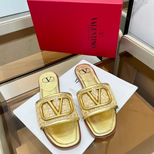 Cheap Valentino Slippers For Women #1198487 Replica Wholesale [$85.00 USD] [ITEM#1198487] on Replica Valentino Slippers