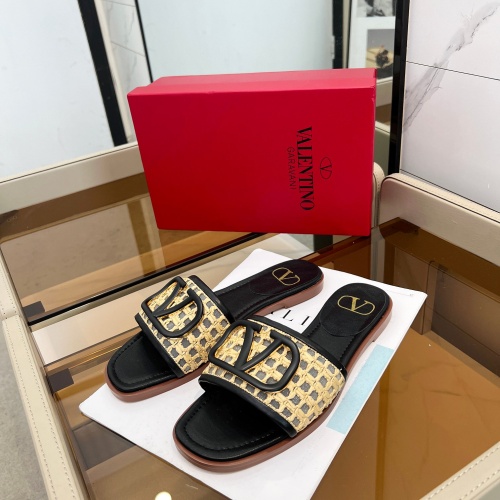 Cheap Valentino Slippers For Women #1198488 Replica Wholesale [$85.00 USD] [ITEM#1198488] on Replica Valentino Slippers