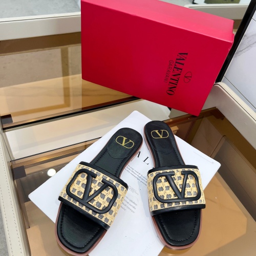 Cheap Valentino Slippers For Women #1198488 Replica Wholesale [$85.00 USD] [ITEM#1198488] on Replica Valentino Slippers