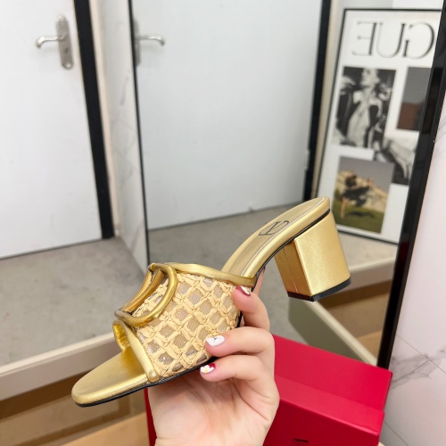 Cheap Valentino Slippers For Women #1198492 Replica Wholesale [$88.00 USD] [ITEM#1198492] on Replica Valentino Slippers