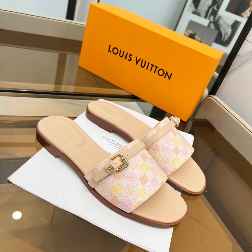 Cheap Louis Vuitton Slippers For Women #1198502 Replica Wholesale [$82.00 USD] [ITEM#1198502] on Replica Louis Vuitton Slippers