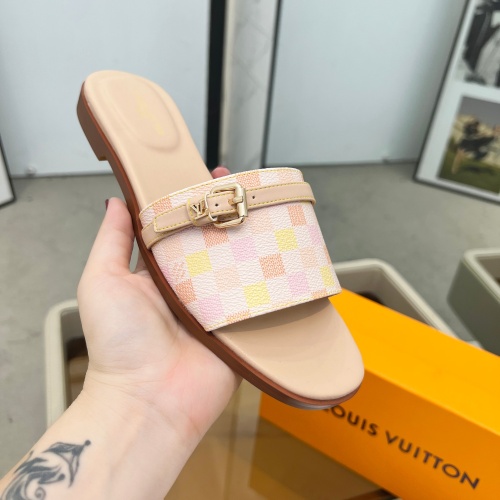 Cheap Louis Vuitton Slippers For Women #1198502 Replica Wholesale [$82.00 USD] [ITEM#1198502] on Replica Louis Vuitton Slippers