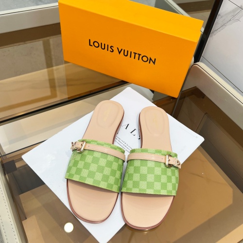 Cheap Louis Vuitton Slippers For Women #1198503 Replica Wholesale [$82.00 USD] [ITEM#1198503] on Replica Louis Vuitton Slippers