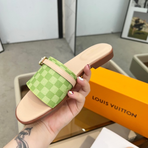 Cheap Louis Vuitton Slippers For Women #1198503 Replica Wholesale [$82.00 USD] [ITEM#1198503] on Replica Louis Vuitton Slippers