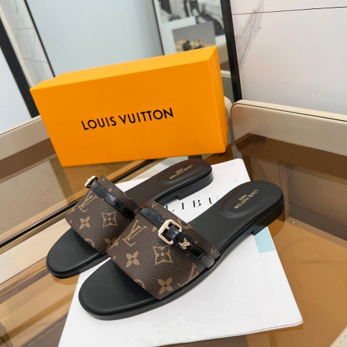 Cheap Louis Vuitton Slippers For Women #1198504 Replica Wholesale [$82.00 USD] [ITEM#1198504] on Replica Louis Vuitton Slippers