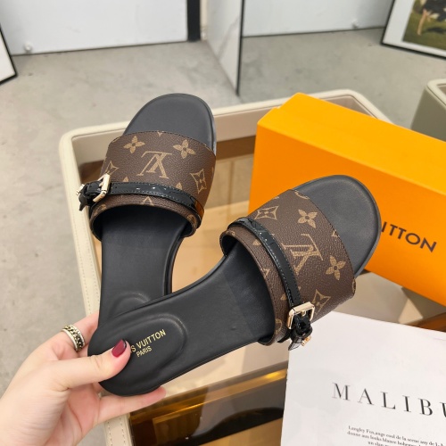 Cheap Louis Vuitton Slippers For Women #1198504 Replica Wholesale [$82.00 USD] [ITEM#1198504] on Replica Louis Vuitton Slippers