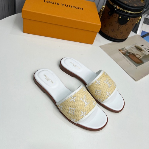 Cheap Louis Vuitton Slippers For Women #1198505 Replica Wholesale [$85.00 USD] [ITEM#1198505] on Replica Louis Vuitton Slippers