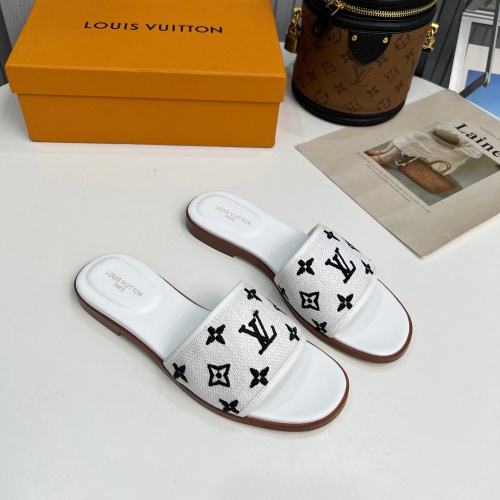 Cheap Louis Vuitton Slippers For Women #1198507 Replica Wholesale [$85.00 USD] [ITEM#1198507] on Replica Louis Vuitton Slippers