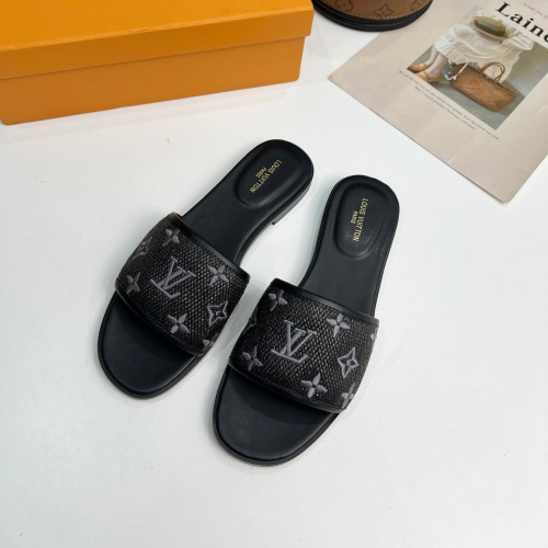 Cheap Louis Vuitton Slippers For Women #1198509 Replica Wholesale [$85.00 USD] [ITEM#1198509] on Replica Louis Vuitton Slippers