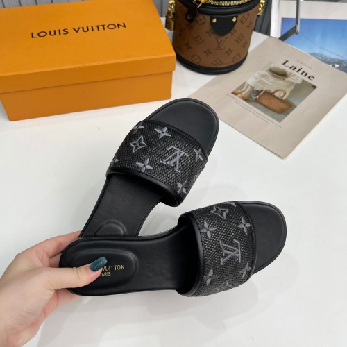 Cheap Louis Vuitton Slippers For Women #1198509 Replica Wholesale [$85.00 USD] [ITEM#1198509] on Replica Louis Vuitton Slippers