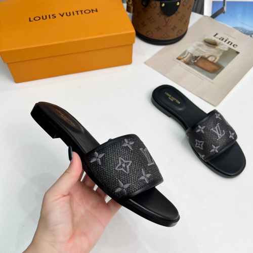 Cheap Louis Vuitton Slippers For Women #1198509 Replica Wholesale [$85.00 USD] [ITEM#1198509] on Replica Louis Vuitton Slippers