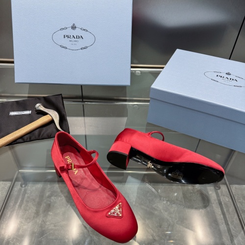 Cheap Prada High-heeled Shoes For Women #1198522 Replica Wholesale [$102.00 USD] [ITEM#1198522] on Replica Prada High-heeled Shoes