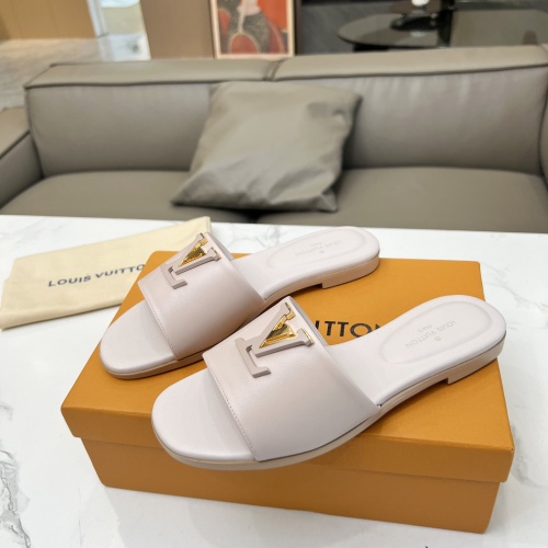 Cheap Louis Vuitton Slippers For Women #1198562 Replica Wholesale [$85.00 USD] [ITEM#1198562] on Replica Louis Vuitton Slippers