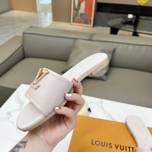 Cheap Louis Vuitton Slippers For Women #1198562 Replica Wholesale [$85.00 USD] [ITEM#1198562] on Replica Louis Vuitton Slippers