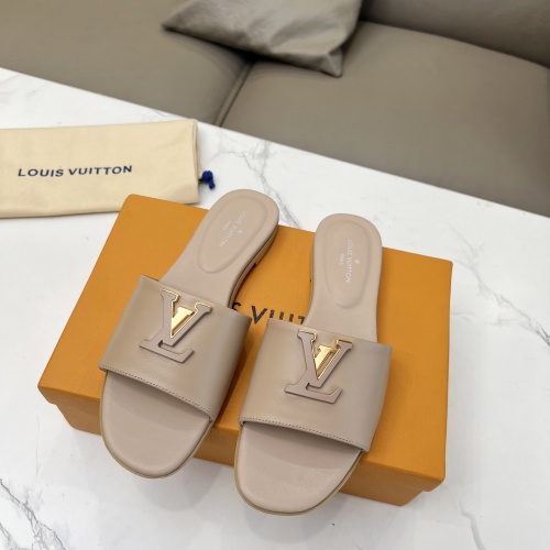 Cheap Louis Vuitton Slippers For Women #1198563 Replica Wholesale [$85.00 USD] [ITEM#1198563] on Replica Louis Vuitton Slippers