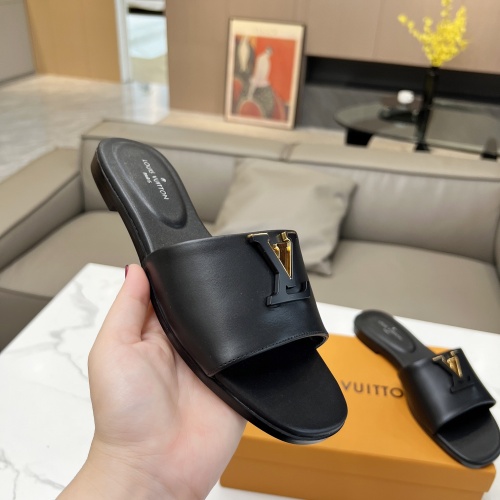 Cheap Louis Vuitton Slippers For Women #1198567 Replica Wholesale [$85.00 USD] [ITEM#1198567] on Replica Louis Vuitton Slippers