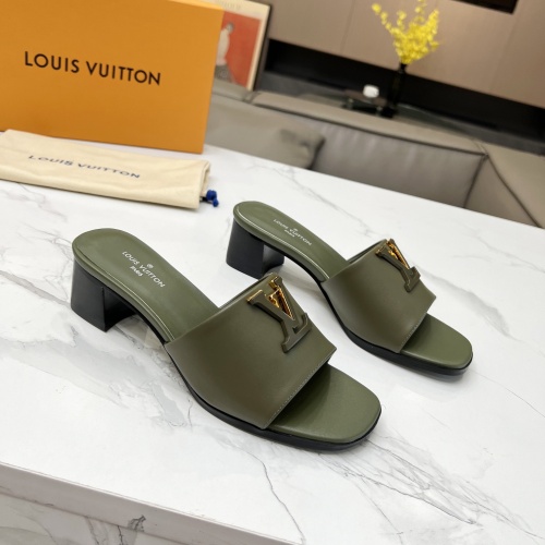 Cheap Louis Vuitton Slippers For Women #1198573 Replica Wholesale [$88.00 USD] [ITEM#1198573] on Replica Louis Vuitton Slippers