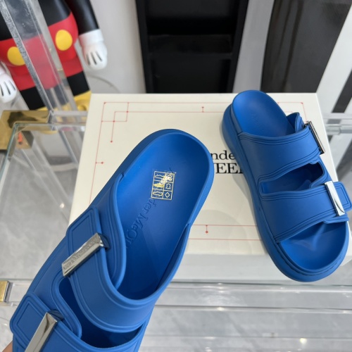 Cheap Alexander McQueen Slippers For Women #1198608 Replica Wholesale [$92.00 USD] [ITEM#1198608] on Replica Alexander McQueen Slippers