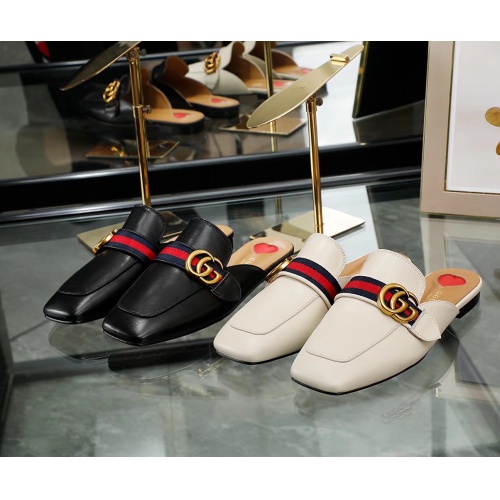 Cheap Gucci Slippers For Women #1198748 Replica Wholesale [$88.00 USD] [ITEM#1198748] on Replica Gucci Slippers