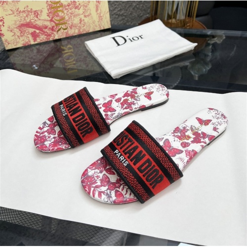 Cheap Christian Dior Slippers For Women #1198752 Replica Wholesale [$72.00 USD] [ITEM#1198752] on Replica Christian Dior Slippers