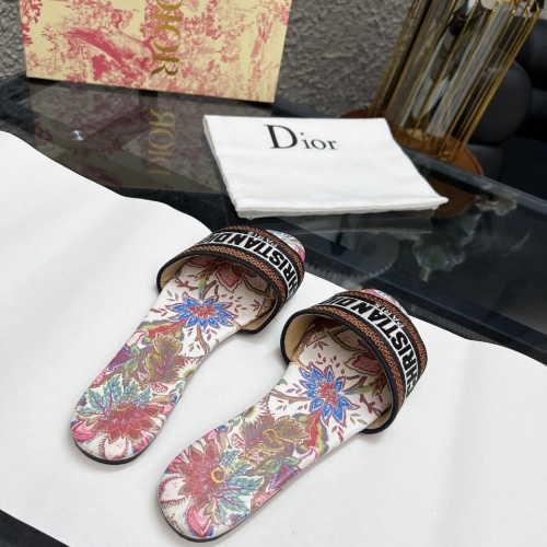 Cheap Christian Dior Slippers For Women #1198753 Replica Wholesale [$72.00 USD] [ITEM#1198753] on Replica Christian Dior Slippers