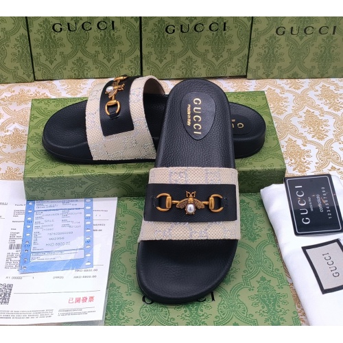 Cheap Gucci Slippers For Men #1198817 Replica Wholesale [$52.00 USD] [ITEM#1198817] on Replica Gucci Slippers