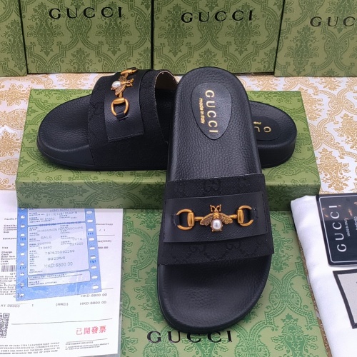 Cheap Gucci Slippers For Men #1198844 Replica Wholesale [$52.00 USD] [ITEM#1198844] on Replica Gucci Slippers