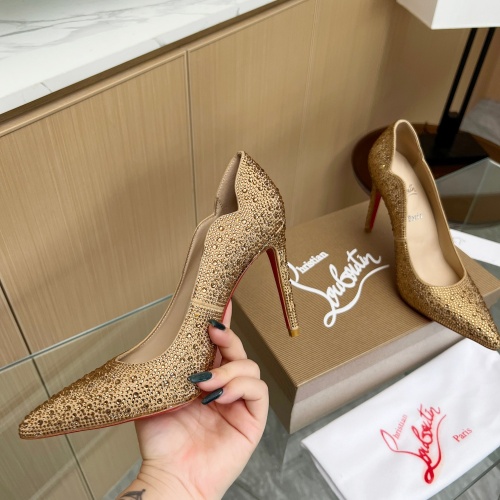Cheap Christian Louboutin High-heeled shoes For Women #1198965 Replica Wholesale [$125.00 USD] [ITEM#1198965] on Replica Christian Louboutin High-heeled shoes