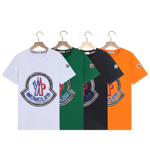 Cheap Moncler T-Shirts Short Sleeved For Men #1199378 Replica Wholesale [$23.00 USD] [ITEM#1199378] on Replica Moncler T-Shirts