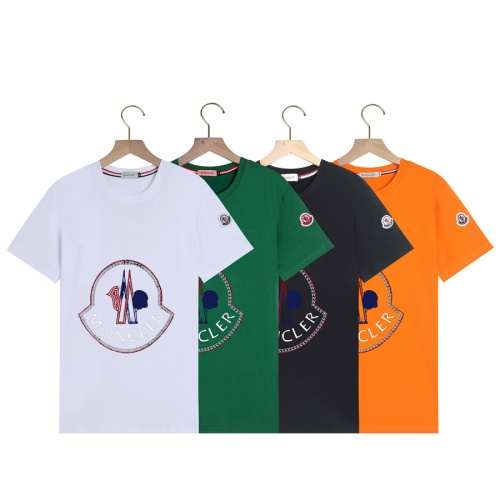 Cheap Moncler T-Shirts Short Sleeved For Men #1199384 Replica Wholesale [$23.00 USD] [ITEM#1199384] on Replica Moncler T-Shirts