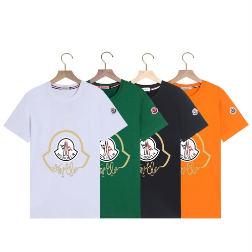 Cheap Moncler T-Shirts Short Sleeved For Men #1199421 Replica Wholesale [$23.00 USD] [ITEM#1199421] on Replica Moncler T-Shirts