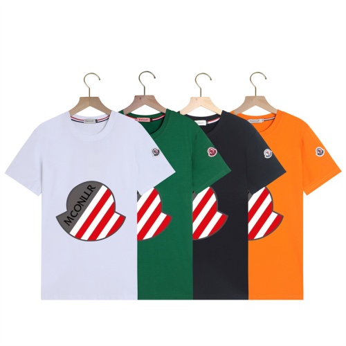 Cheap Moncler T-Shirts Short Sleeved For Men #1199469 Replica Wholesale [$23.00 USD] [ITEM#1199469] on Replica Moncler T-Shirts