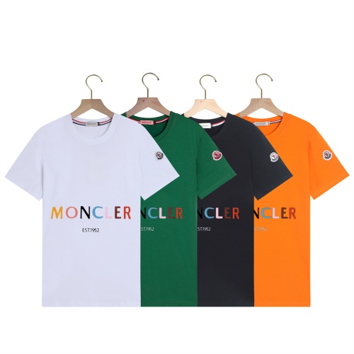 Cheap Moncler T-Shirts Short Sleeved For Men #1199497 Replica Wholesale [$23.00 USD] [ITEM#1199497] on Replica Moncler T-Shirts